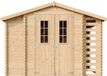 Timbela M389C+M389G - Houten tuinhuis-brandhoutschuurtje - 5,41 m² - 206x328xH224 cm - met vloer