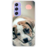 Samsung Bedrukt siliconen hoesje compatibel met Galaxy A54 5G Chiot rêveur