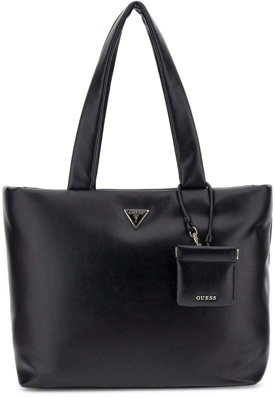GUESS Sunetra Tech Tote Bag Zwart