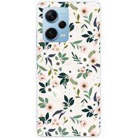 Xiaomi Redmi Note 12 Pro Plus Flowers Bedrukt siliconen hoesje