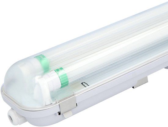 HOFTRONIC LED TL armatuur 60cm Dubbel IP65 3000K Warm wit Koppelbaar