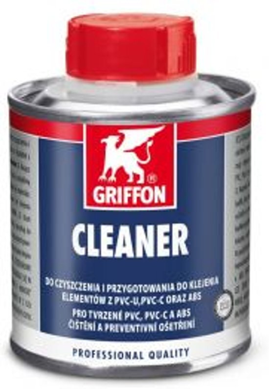 GRIFFON Cleaner voor hard PVC 125ml Voor het lijmen en kitten van PVC