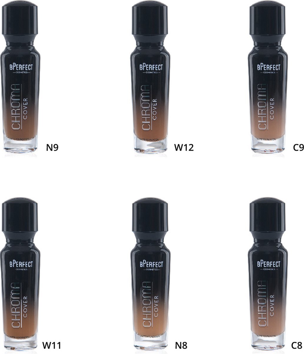 bPerfect Cosmetics - Chroma Cover Foundation - N8