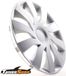 Tunershop Audi 4 Wielkappen, radkappen, tuningshop, 14 inch, zilverkleurig, mat, compatibel met Audi, Daewoo, Hyundai, Lexus, Nissan, Seat, Toyota