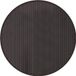 vidaXL - Vloerkleed - rond - 60 cm - bamboe - donkerbruin
