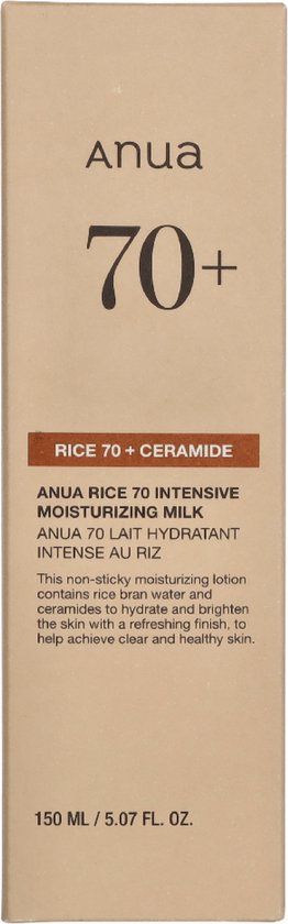 Anua Rice 70 + Ceramide Moisturizing Milk 150 ml