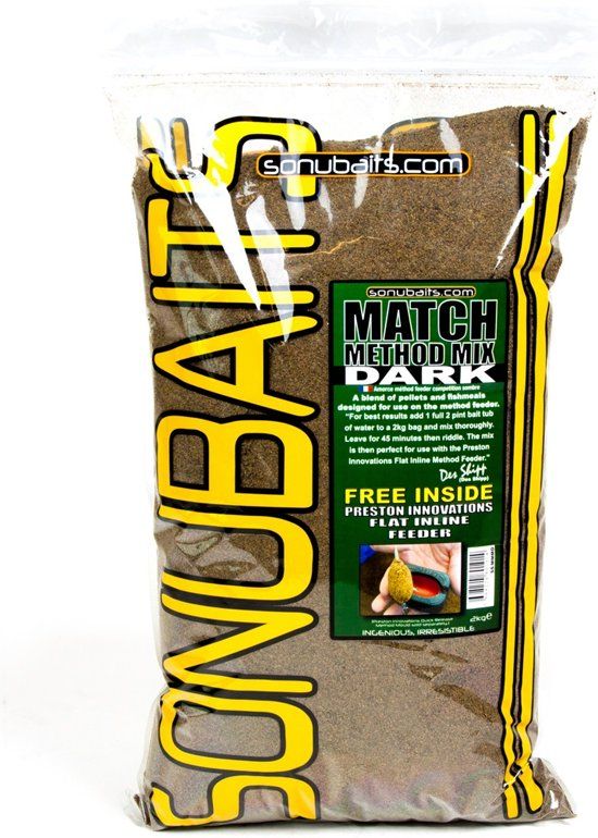 Sonubaits Match Method Mix Dark Lokvoer 2kg