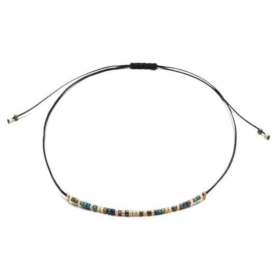 LGT JWLS Lookinggoodtoday Kralen Armbandje Bohemian stijl - Blauw & Groen