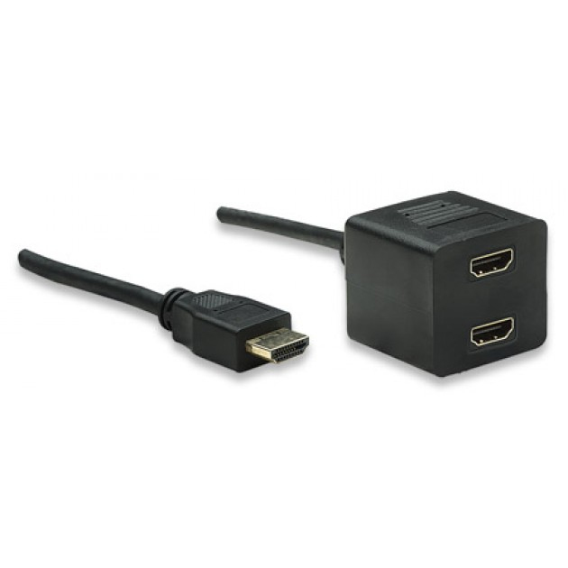 Techly Video Splitter Cable HDMI M to 2 x HDMI F ICOC HDMI-F-002