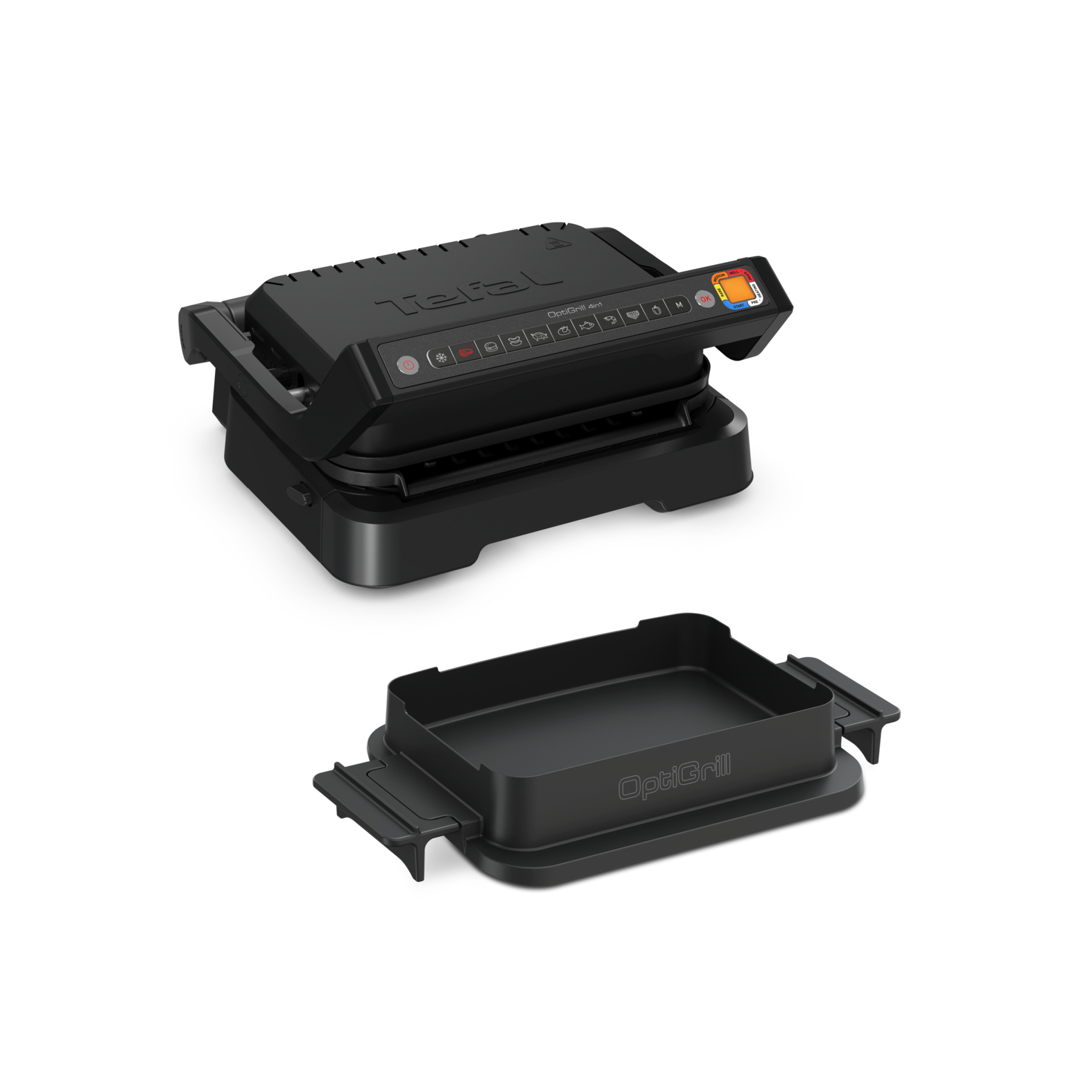 Tefal GC7748 OptiGrill 4-in-1 GC7748 intelligent grill voor complete maaltijden zwart