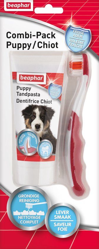 Beaphar Tandpasta En Borstel Combi-Pack Puppy