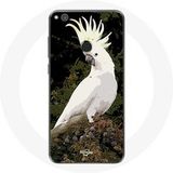 Maniacase Etui voor Huawei P8 Lite 2017 Cacatoes Witte papegaaien op de boom