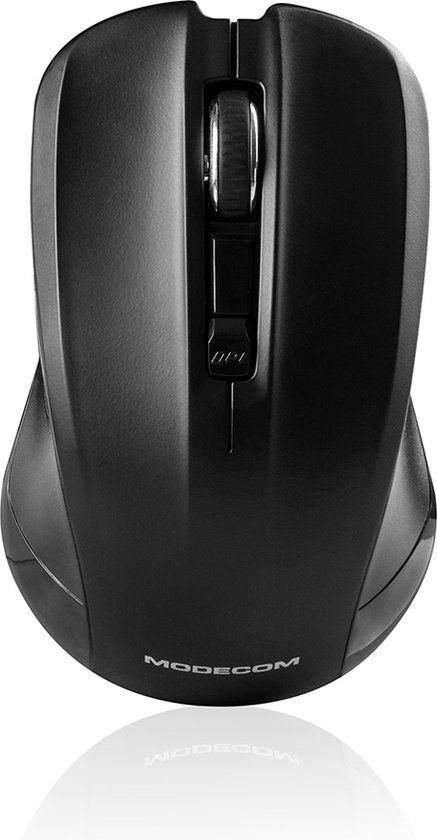 Modecom MC-WM9.1 Muis Ambidextrous RF Draadloos Optisch 1600 DPI Zwart