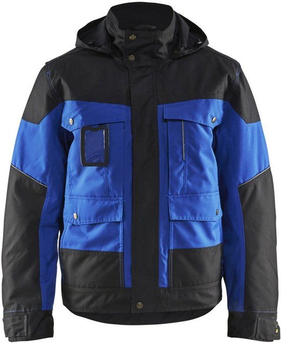 Blåkläder 4886-1977 Winterjas Korenblauw/Zwart maat XL