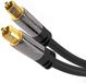 KabelDirekt Optische audiokabel TOSLINK 15m Zwart