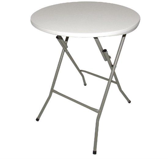 Bolero Opklapbare Ronde Tafel 60cm - Wit