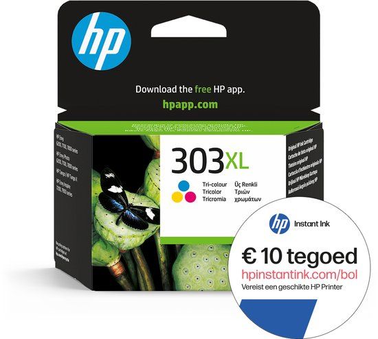 HP 303XL - Inktcartridge kleur + Instant Ink tegoed