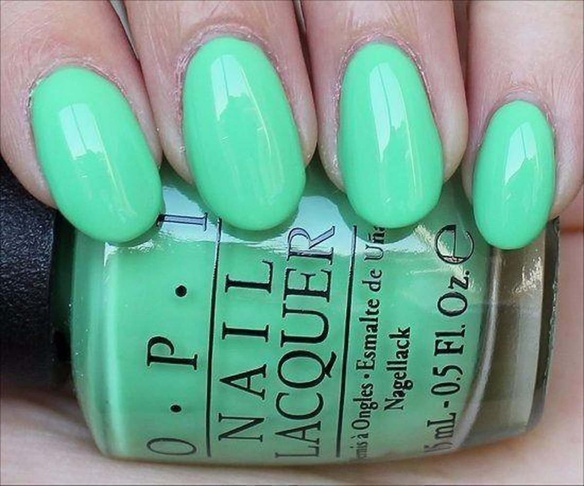 OPI nail lacquer, You are So Outa Lime!