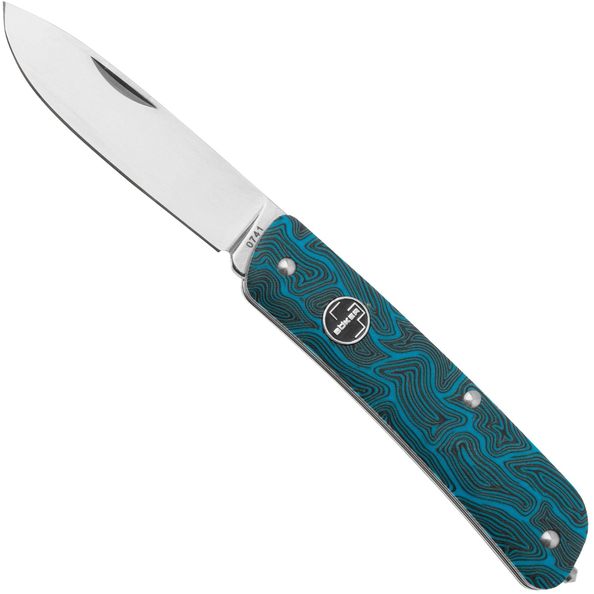 Böker Plus Tech Tool 01BO557 - Blue Damast G10 - Zakmes