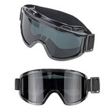 W WIDMANN MILANO Party Fashion 02438 Tactische bril, zwart, soldaten, militair, snowboard, skibril, accessoires, carnavalskostuums