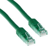 ACT Groene 15 meter U/UTP CAT6A patchkabels met RJ45 connectoren IB3915