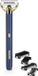 BaByliss Barttrimmer X-Blade Super-X Metal, draadloos, 45 minuten gebruiksduur, 4 opzetstukken, goud- en marineblauwe uitvoering