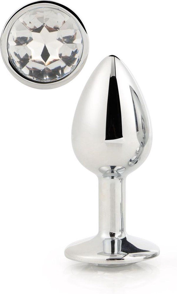 DreamToys Gleaming love silver plug small