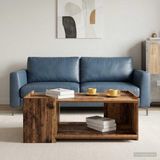 Prolenta Maison Exclusive - Salontafel van gerecycled hout, 90 x 50 x 33 cm