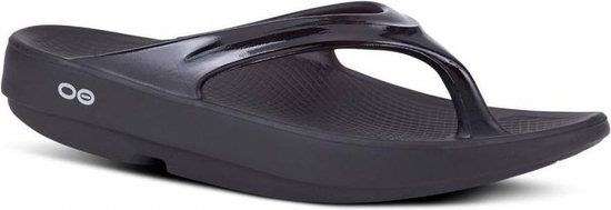 OOFOS OOlala Teen Slipper Slippers Dames Zwart 37