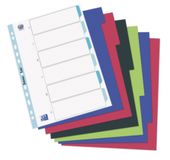 Oxford 100205093 schutkaart Polypropyleen (PP) Zwart, Blauw, Groen, Rood 6 stuk(s)