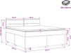 vidaXL Boxspringbed met matras, donkergrijs, 180 x 200 cm, fluweel