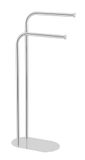 Wenko Handdoekenrek Mod. Levante, zilver glanzend, roestvrij staal, 30x79x17 cm