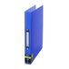 D.RECT 2200 plastic ringmappen ringband van PP, plastic cover, polypropyleen, A4 35 mm rugbreedte 2 ringen, transparant blauw