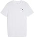 Puma TAD ESS Tee B 526533 - Blanc - Coton - Manches courtes - Col rond - Taille 176