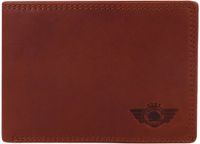 Greenburry Vintage Portemonnee RFID-bescherming Leer 12.5 cm - Mannen - Horizontaal - Bruin