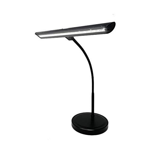 Infitronic IN18LEDKL - Piano Lamp - 18 LEDs - Warm Wit Licht - Dimbaar - USB - Zwart