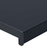 vidaXL Raamdorpel Antraciet met houtnerf 100 x 35 x 4,5 cm PVC