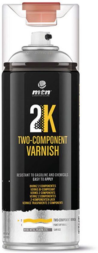 Montana-Colors MTN Pro 2K Varnish 400ml - Glossy twee componenten lak spuitbus