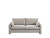 Canapé 3 places en tissu - beige chiné