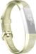 By Qubix - Compatible Fitbit bandje - Geschikt voor Fitbit Alta Siliconen bandje - Maat: Large - Vintage Goud Smartwatch bandje