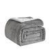 Good Nite Sherpa Fleecedeken voor bank, sprei, reizen, machinewasbaar, 150 x 200 cm, grijs