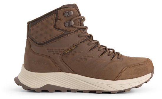 Travelin' Hobro Dames - Halfhoge wandelschoenen - Waterdicht - Donkerbruin