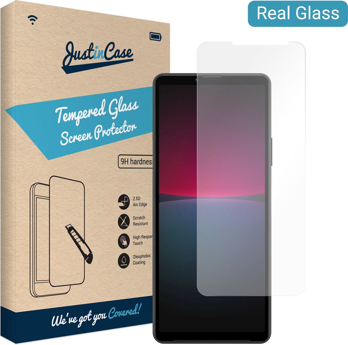 Just in Case Gehard Glas Screenprotector Sony Xperia 10 IV