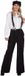 Wilbers Roaring 20's Krijtstreep Broek Premium - Zwart - Polyester - Maat 52