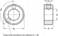 Ganter ELESA+GANTER POLSKA SP. Z O.O. Klemring 13mm met schroefdraad - Hoge kwaliteit staal