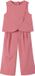 Vertbaudet Ensemble short et top croisé vieux rose