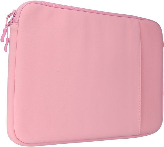imoshion Laptop sleeve met vak - Laptop Hoes geschikt voor 14 / 14.2 inch - Candy Pink