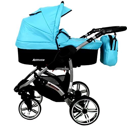 SaintBaby Kinderwagen babyzitje en Isofix optioneel te kiezen Allivio by Blue Sea A85 2-in-1 zonder babyzitje