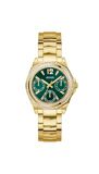 Guess Dameshorloge Ritzy Gold 36 mm met roestvrijstalen armband & 3 bar waterbescherming – GW0685L5