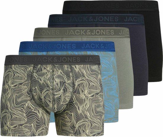 Jack & Jones 5-Pack Boxershorts - Cameron Multi - L - Men's
